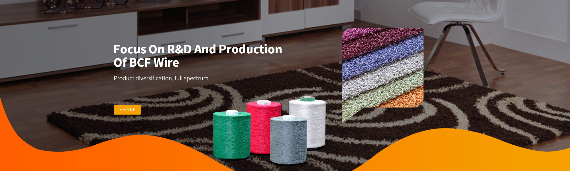 polypropylene BCF yarn，polypropylene twisted yarn，Polypropylene carpet yarn， polypropylene bulk yarn，Nantong Chuangjia New Materials Co., Ltd.